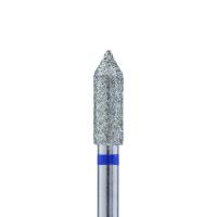 Бор - насадка алмазная 64, d=3.3mm., цилиндр с острым концом (синяя, зеленая полоса) купить в #REGION_NAME_DECLINE_PP#