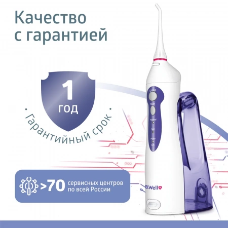 Ирригатор полости рта B.Well WI-911 с увеличенной емкостью 330 мл купить в Воронеже
